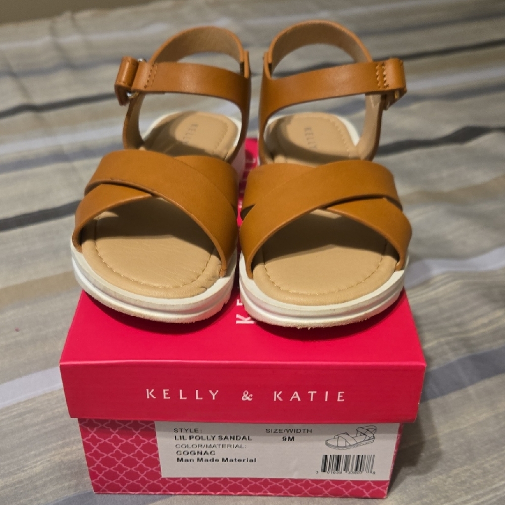 Kelly & Katie Kids Tan Sandals
